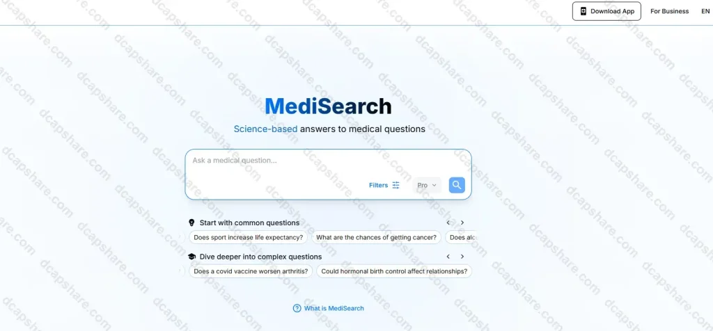 AI医疗信息搜索引擎:MediSearch